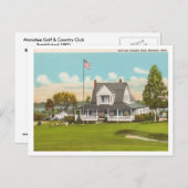 Manistee Golf & Country Club Aankondigingskaart (Voorkant / Achterkant)