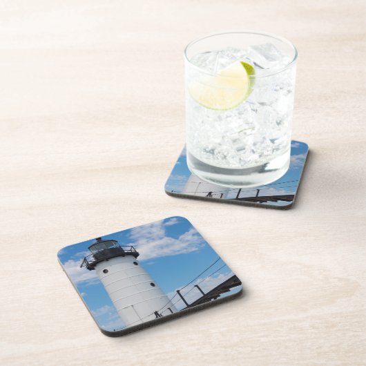 Manistee Lighthouse Bier Onderzetter (Rechterzijde)