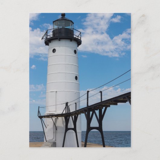 Manistee Lighthouse Briefkaart (Voorkant)