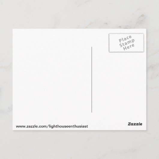 Manistee Lighthouse Briefkaart (Achterkant)