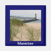Manistee Lighthouse Magneet (Voorkant)