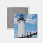 Manistee Lighthouse Magneet (Voorkant / Achterkant)