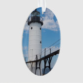 Manistee Lighthouse Ornament (voorkant)