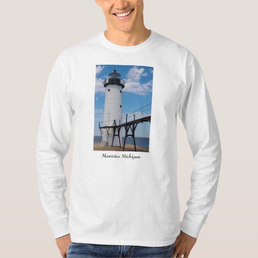 Manistee Lighthouse T-shirt (Voorkant)