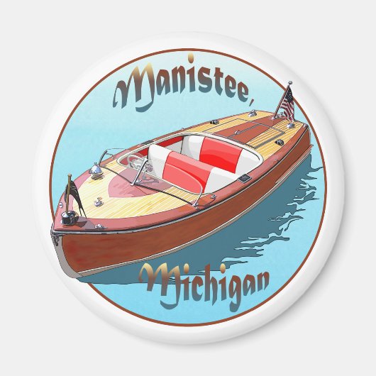 Manistee, Michigan Magneet (Voorkant)