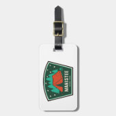 Manistee National Forest Camping Bagagelabel (Voorkant verticaal)