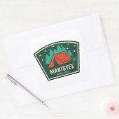 Manistee National Forest Camping Vierkante Sticker (Envelop)