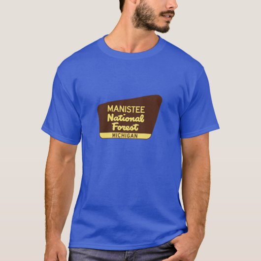 Manistee National Forest Michigan Huron T-shirt (Voorkant)