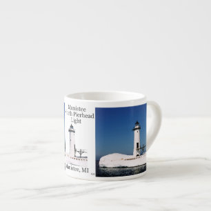 Manistee North Pierhead Light espresso mok
