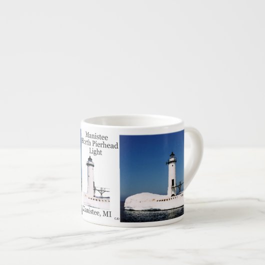 Manistee North Pierhead Light espresso mok (Voorkant rechts)