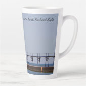Manistee North Pierhead Light Latte Mok (Rechts)