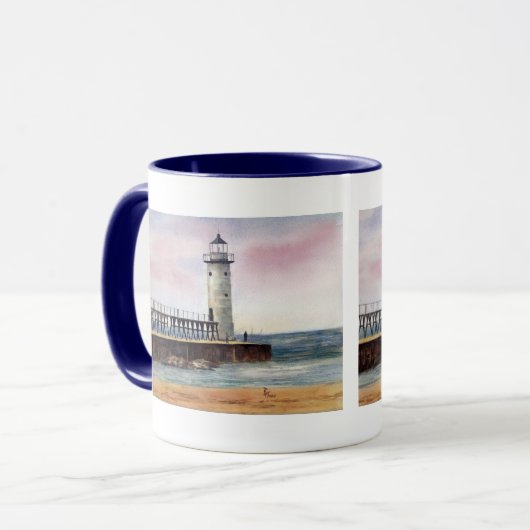 Manistee North Pierhead Light-Mok Mok (Voorkant links)