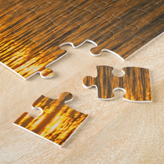 Manistee North Pierhead Light op Sunset Legpuzzel (Zijkant)