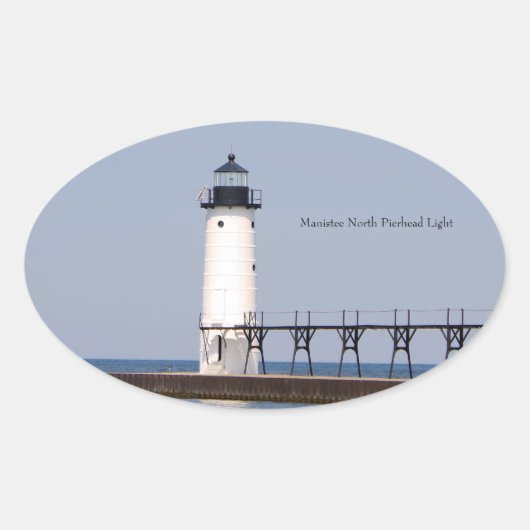 Manistee North Pierhead Light sticker (Voorkant)