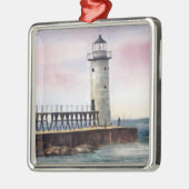 Manistee North Pierhead Lighthouse Ornament (Links)