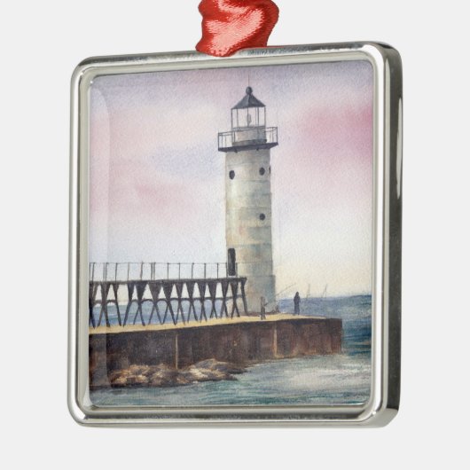 Manistee North Pierhead Lighthouse Ornament (Links)