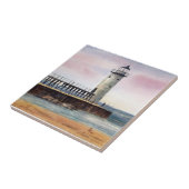 Manistee North Pierhead Lighthouse Tile Tegeltje (Zijkant)