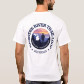 Manistee River Loop Trail (rd2) T-shirt (Achterkant)