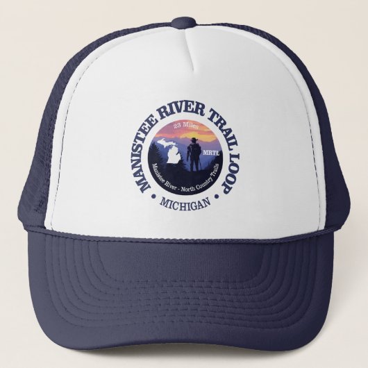 Manistee River Loop Trail (rd2) Trucker Pet (Voorkant)