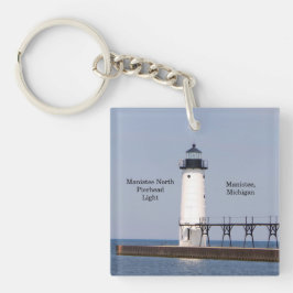 Manisteert North Pierhead Light acrylkey chain Sleutelhanger