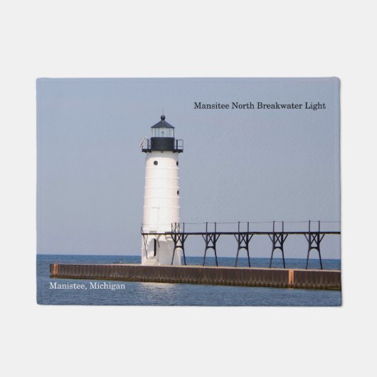 Manisteert North Pierhead Light Deurmat (Voorkant)
