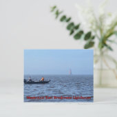 Manistique East Breakwater Lighthouse Briefkaart (Staand voorkant)
