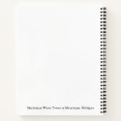 Manistique Water Tower notitieboek (Achterkant)