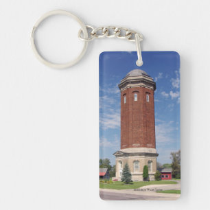 Manistique Water Tower-sleutelketen Sleutelhanger