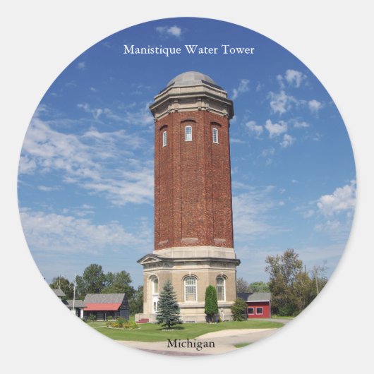 Manistique Water Tower sticker (Voorkant)