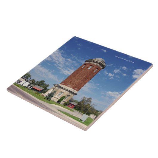 Manistique Water Tower Tile Tegeltje (Zijkant)