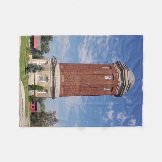 Manistique watertower deken (Voorkant (Horizontaal))