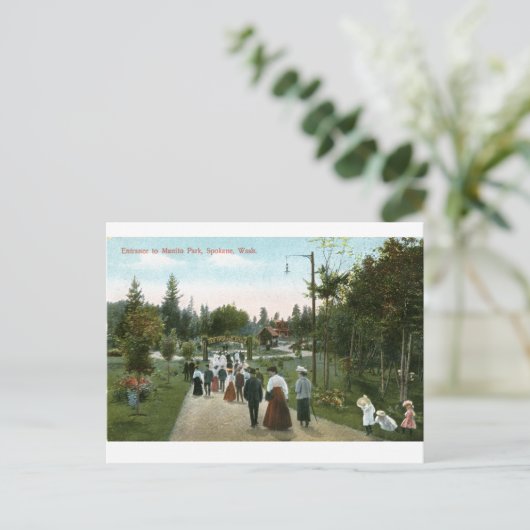 Manito Park Spokane  Briefkaart (Staand voorkant)