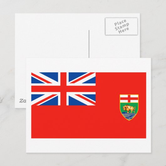 MANITOBA BRIEFKAART (Voorkant / Achterkant)