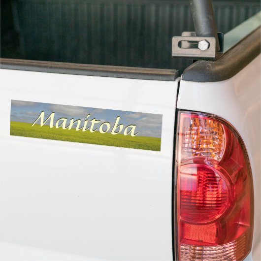 Manitoba Bumpersticker Manitoba Souvenir (Op Truck)