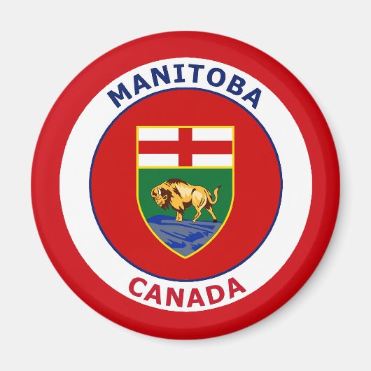MANITOBA CANADA MAGNEET (Voorkant)