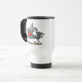 Manitoba Canada mok koffiekopje (Voorkant links)