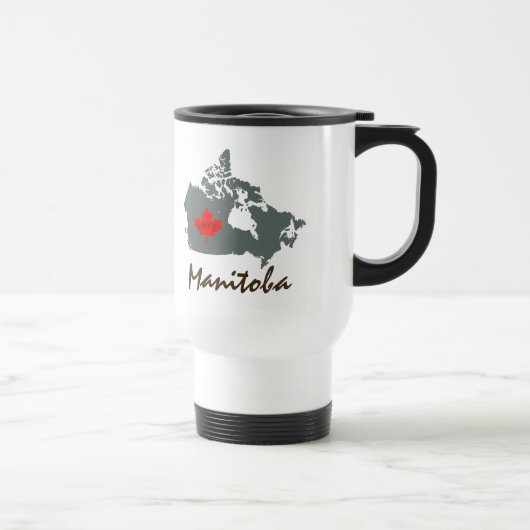 Manitoba Canada mok koffiekopje (Rechts)