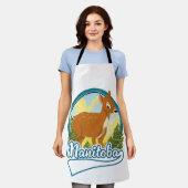 Manitoba Canada reislogo Schort (Gedragen)