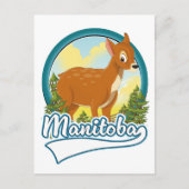 Manitoba Canada reislogo Uitnodiging Briefkaart (Voorkant)