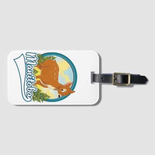 Manitoba Canada reizen logo Bagagelabel (Voorkant (horizontaal))