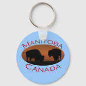Manitoba, Canada Sleutelhanger (Voorkant)