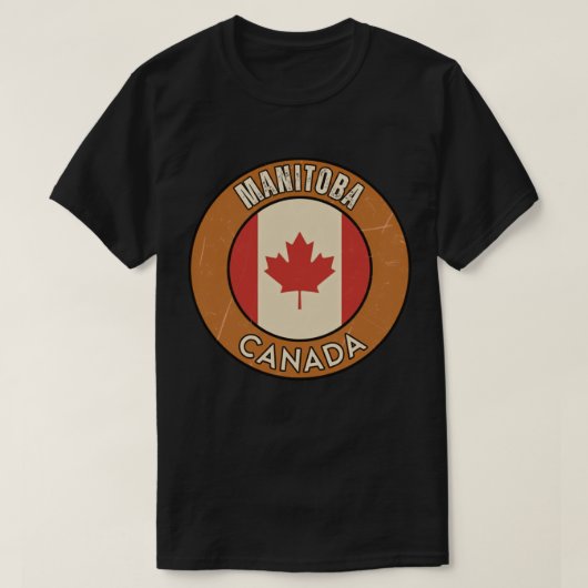 Manitoba Canada T-shirt (Design voorkant)