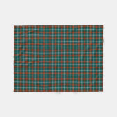 Manitoba Canada Tartan Fleece Deken (Voorkant (Horizontaal))