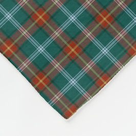 Manitoba Canada Tartan Fleece Deken