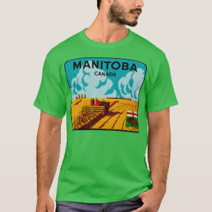 Manitoba Canada Vintage Travel T-shirt