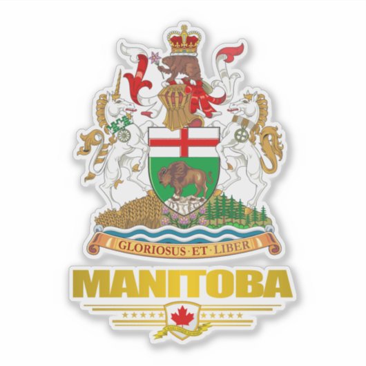 Manitoba COA Sticker (Voorkant)