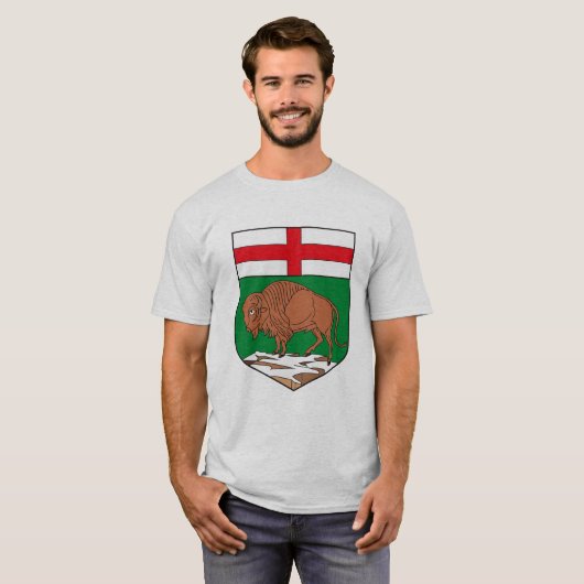 Manitoba Coat of Arms T-shirt (Voorkant volledig)