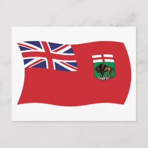 Manitoba Flag Briefkaart