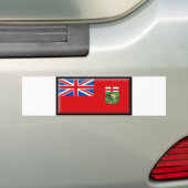 Manitoba Flag Bumpersticker (Op auto)