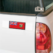 Manitoba Flag Bumpersticker (Op Truck)